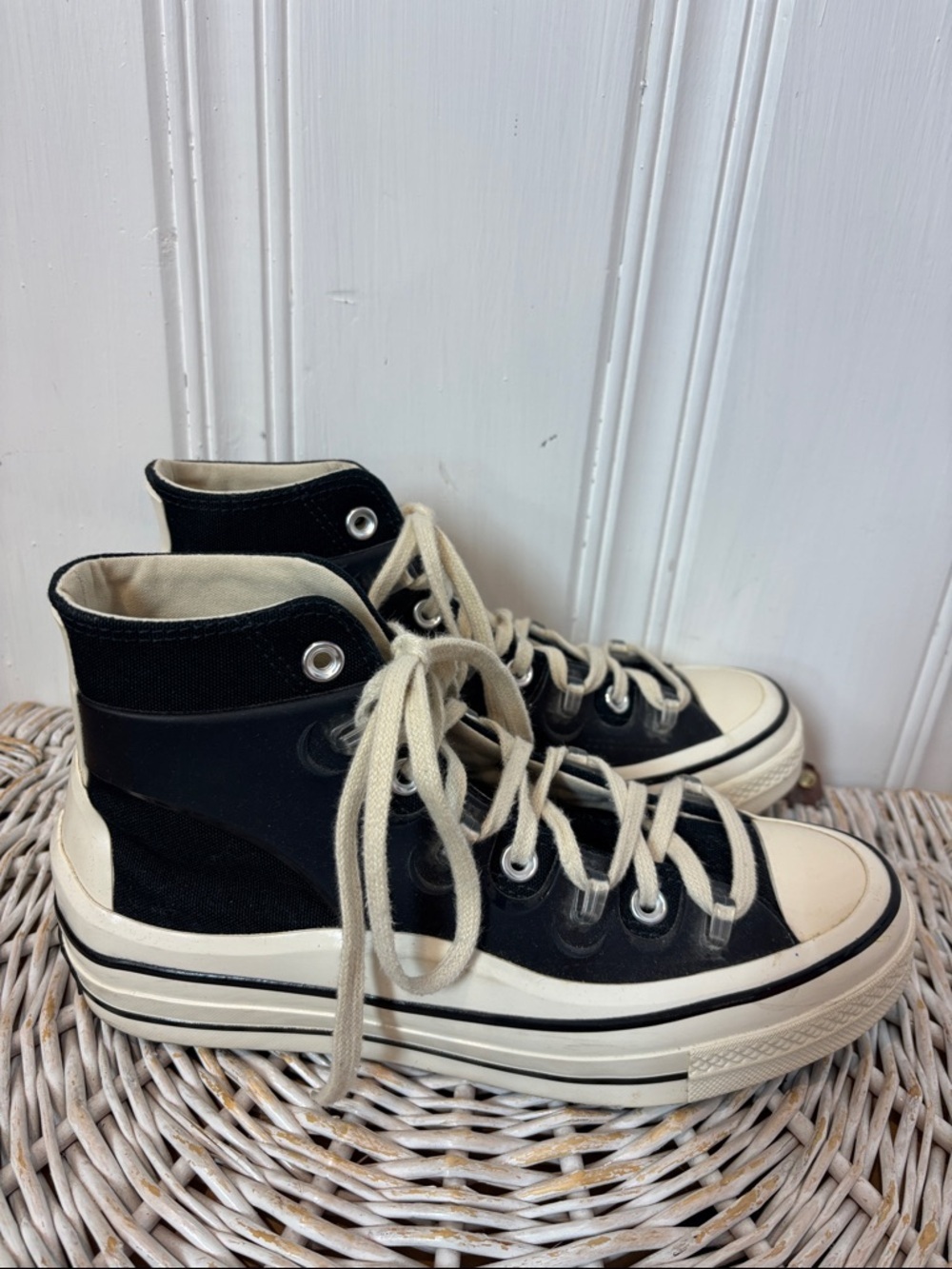 Rare CONVERSE X KIM JONES Chuck 70 High Utility Wave Sneakers | Size 8 - Picture 3 of 14